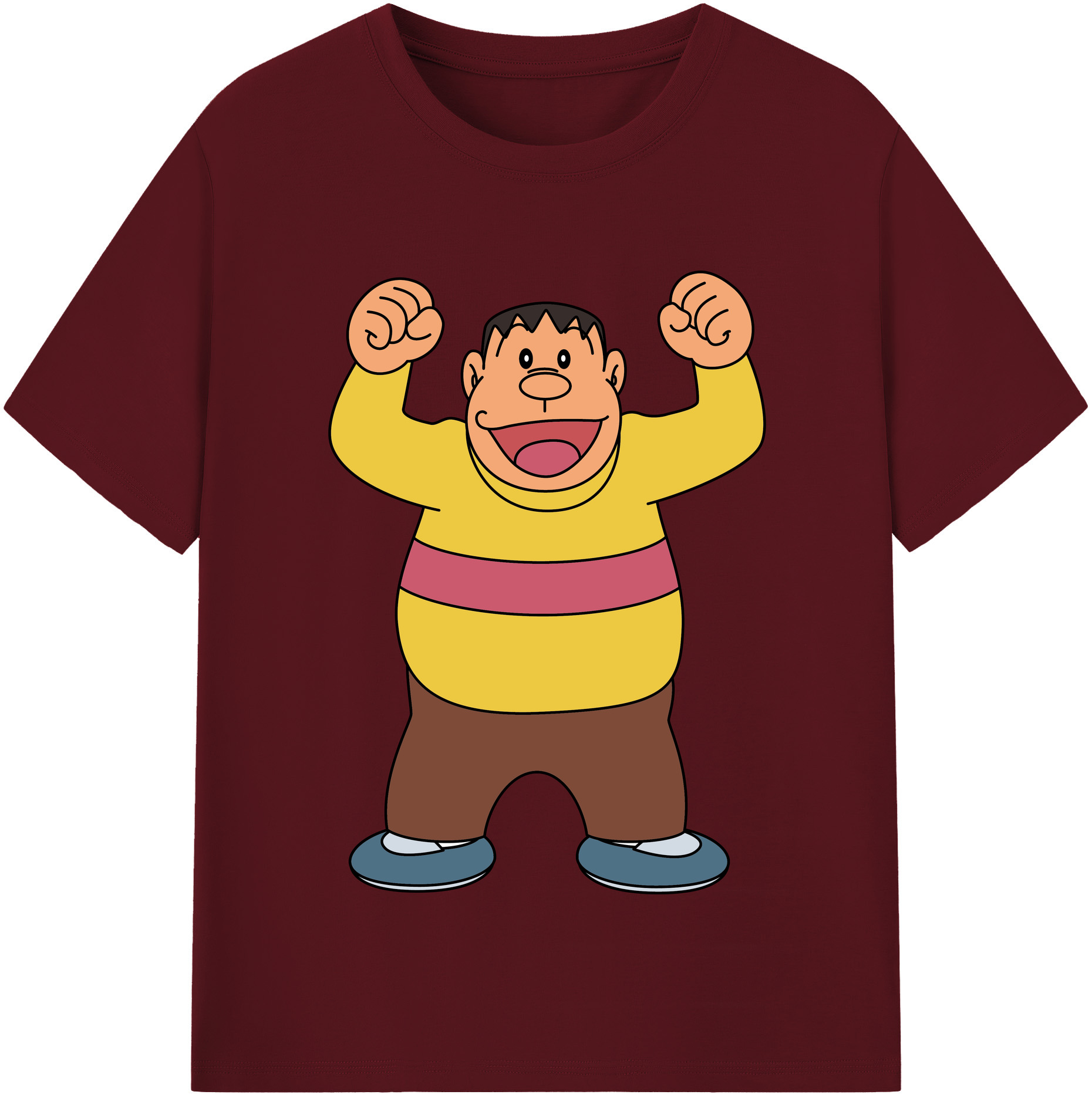 （画像用） ドラえもん 剛田武 Doraemon Gouta Takeshi 綿100％半袖Tシャツ（フロントプリント）